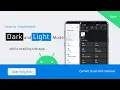 Dark and Light Mode in android studio