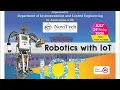 Webinar on Robotics with IoT - SNMIMT