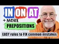 EASY Grammar Rules For PREPOSITIONS Common English Grammar Mistakes