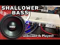 Shallow BASS Sundown SLD 12 Sub B2 5 Channel Amp Unboxed Flexed