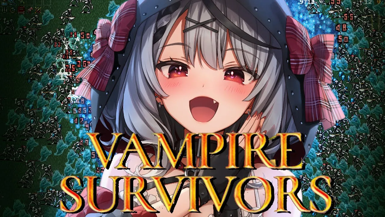 【vampire survivors】沙花叉VSエアプワザップVSダークライ【沙花叉クロヱ/ホロライブ】