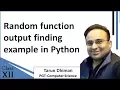 Random function output finding question in Python Class 12th CBSE