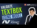 TextBox Validation using Model in ASP Net C