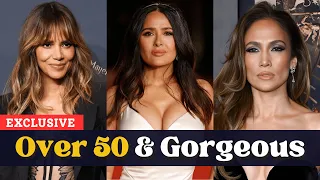 45 Most Beautiful Famous Women Over 50 Then and Now