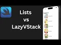 SwiftUI List vs LazyVStack - Memory Performance Compared