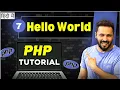 Php Tutorial in Hindi First Program Hello world in PHP
