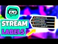 Streamlabs OBS CUSTOM Stream Labels - Full SETUP Tutorial Latest Follower Subscriber Donation