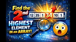 Find the Second Largest Element in an Array