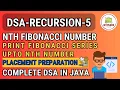 Best DSA Course - Recursion 5 Fibonacci number Basic Problems Leetcode GFG DSA for Placements