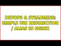 DevOps SysAdmins Simple URI redirection alias in Nginx 2 Solutions