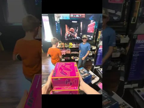 Shoutout to βββ ModRetro for hitting us up to make this kids day π #retrogaming #videogames #shorts