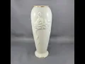 Lenox Bud Vase Rose Blossom Cream Gold Trim