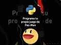 Crea Tu Propio Pac-Man con Python y Pygame Tutorial Completo