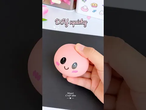DIY dumpling squishy ✨ #diy #craft #tranding #squishy