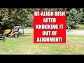 Align Satellite Dish Without a Meter After Hitting it