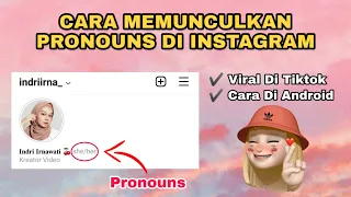 cara memunculkan fitur pronouns di instagram android viral di tiktok