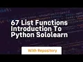 67 list functions introduction to python sololearn