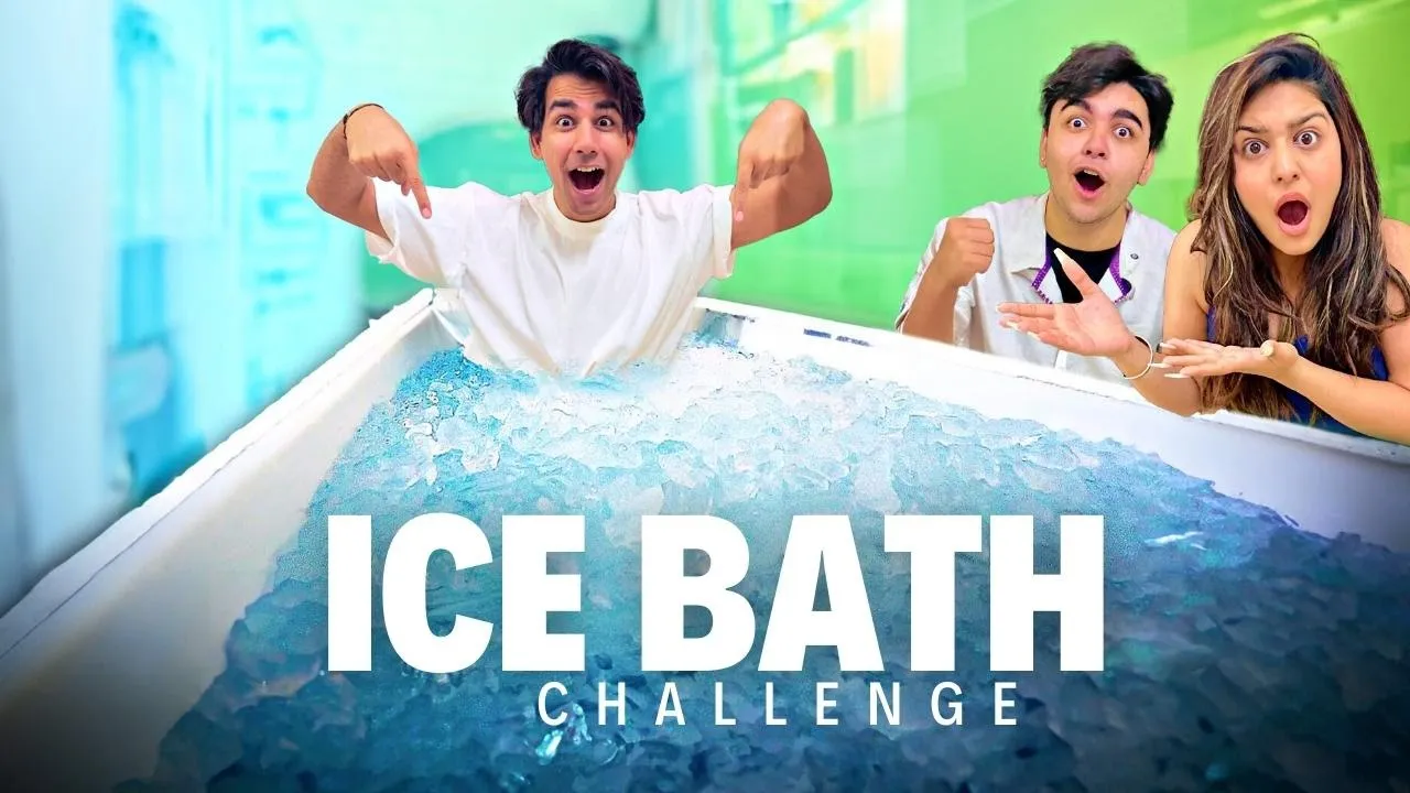ICE BATH CHALLENGE WITH MY BROTHER AND SISTER | Rimorav Vlogs