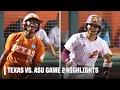 Game 2 Texas vs Arizona State Super Regional Highlights ESPN College Softball