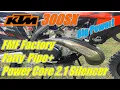 FMF Factory Fatty and Powercore 2 1 Titan silencer on KTM 300SX