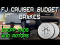 Upgrading the front brakes of my 2013 FJ Cruiser to ECCPP Rotors and Ceramic Pads - Budget Ebay Find