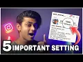 5 Instagram Settings you NEED to Know to Grow your Account FAST GROWTH