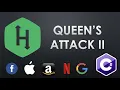 Queens Attack II Hackerrank Medium C Solution