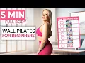 7 DAY CHALLENGE Full Body WALL PILATES for Beginners