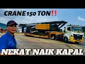 Download Lagu CRANE 150 TON‼️SUPIR TRUCK MUDA MENTAL BAJA NEKAT NAIK KAPAL DI PELABUHAN MERAK