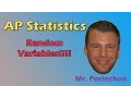 AP Statistics Random Variables
