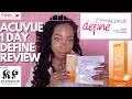 Acuvue 1-Day Define Review Acuvue 1-Day Define Colors First Impressions