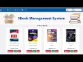 Ebook Management System Java Web Project Advance Java Web Project Using Servlet JSP MySql