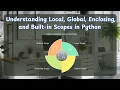 Understanding Local Global Enclosing and Built-in Scopes in Python Python Scope Explained
