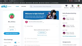 How to set up Your Class in GetEpic