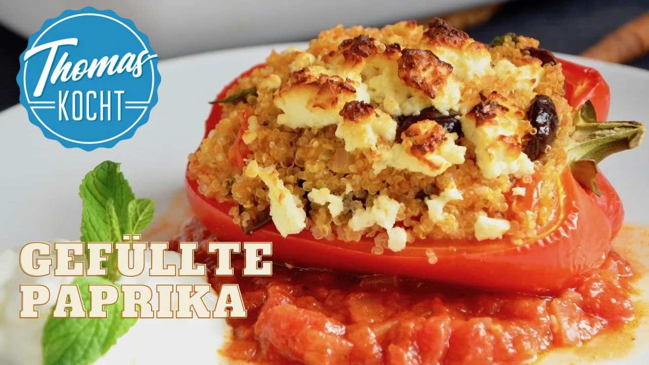 
          
          
          
            
            Gefüllte Paprika mit Quinoa - vegetarisch
          
        . 