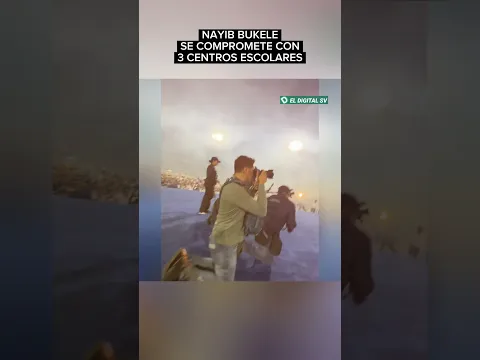 #ultimahora El Presidente Bukele se compromete con unos niños que marcaharon sobre tierra. 🇸🇻