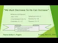Sermon - 21 We Must Decrease So He Can Increase
