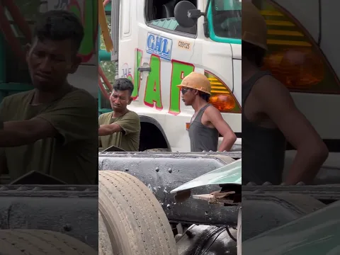 Bangunkan singa jepang #truck