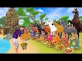 Download Lagu Seven Horses And The Poor Man's Magical Unlimited Lunch Feast Moral Hindi Kahaniya