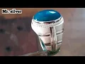 Download Lagu Cincin perak batu bacan Oval HANDMADE