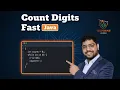 DSA Maths 1 How to Count Digits in a Number Java Loop Division Method