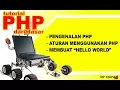 Tutorial dasar PHP Part 1 - Pengenalan PHP Hallo World English Subtitle