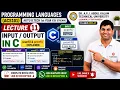 Programming Languages AKTU Input Output in C scanf printf Explained Lecture 11