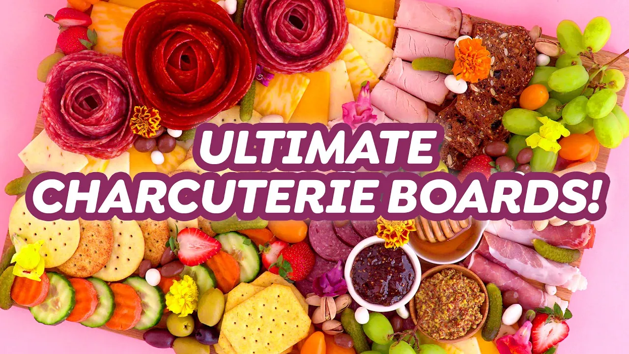 How to Make an Amazing Charcuterie Board (with Meat Roses)!