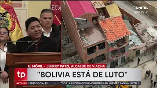 Gobierno visita Viacha e informa sobre las labores hechas tras explosión