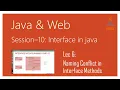 Interface in Java Naming Conflict in Interface Methods