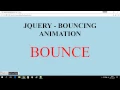 JQUERY - BOUNCING ANIMATION