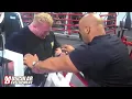 IFBB PRO Dennis Wolf Trains Back with Dennis James