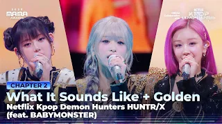  2025mama netflix kpop demon hunters huntr x feat babymonster mnet 251129 