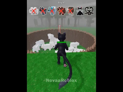 Polar Bears Vs Mobs and Cat 💀 #99nightintheforest #roblox